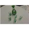 Image 1 : GREN DECANTER AND FIVE GLASSES