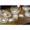 Image 1 : 8 PIECES OF GLASS AND CRYSTAL DRESSER DISHES