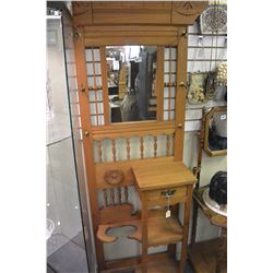 VERY NICE AMERIAN OKA STICK AND BALL STYLE HALLSTAND