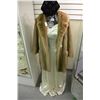 Image 1 : ANTIQUE FUR COAT AND DRESS, HAT, (NOT INCLUDING MANEQUIN)