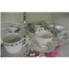 Image 1 : SIX BONE CHINA TEA CUPS AND SAUCERS