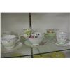 Image 1 : SIX BONE CHINA TEA CUPS AND SAUCERS