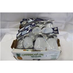 TRAY OF NEW WATER BOTTLES