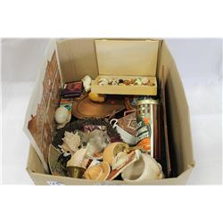 BOX OF MISC. COLLECTIBLES