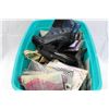 Image 1 : TOTE OF LADIES SHOES & NEW ITEMS