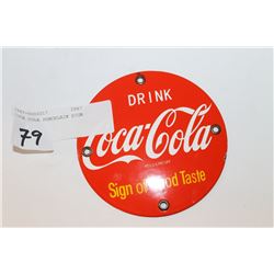 COCA COLA PORCELAIN SIGN
