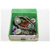 Image 1 : BOX OF PRECIOUS STONE AND MURANO GLASS JEWELLRY