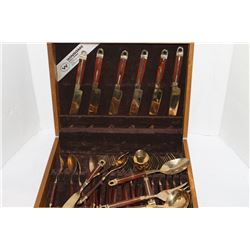 CUTLERY CANTEEN WITH CUTLERY