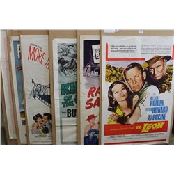 LOT OF MOVIE ADVERT POSTERS