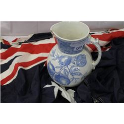 ENGLISH PITCHER AND ENGLISH FLAG