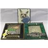 Image 1 : TWO NEW GARDEN STONES AND DOG PICTURE