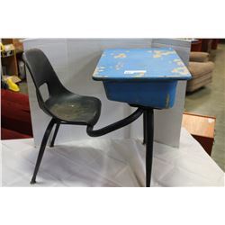 VINTAGE SCHOOL DESK
