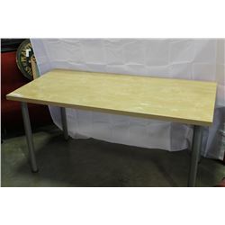 IKEA MAPLE TOP KITCHEN TABLE