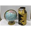 Image 1 : MILK CAN AND GLOBE