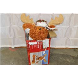 LIGHT UP CHRISTMAS MOOSE