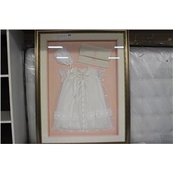 FRAMED CHILDS CHRISTENING OUTFIT