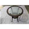 Image 1 : SMALL GLASSTOP PATIO TABLE