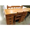 Image 1 : VILAS MAPLE DESK WITH CHAIR AND SINGLE SIZE HEADBOARD AND