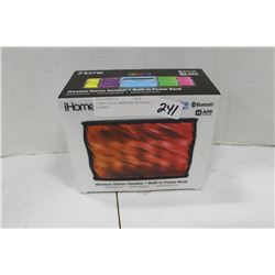 IHOME COLOR CHANGING WIRELESS SPEAKER