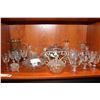 Image 1 : SHELF LOT OF CRYSTAL