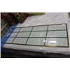 Image 1 : LEADED AND BEVELLED GLASS PANEL