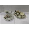 Image 1 : MYOTT CREAM AND SUGAR ON TRAY AND MINIATURE JUG AND BOWL SET