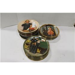 LOT OF NORMAN ROCKWELL PLATES