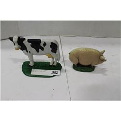 COW AND PIG DOOR STOP