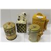Image 1 : LOT OF FOUR NOVELTY COOKIE JARS