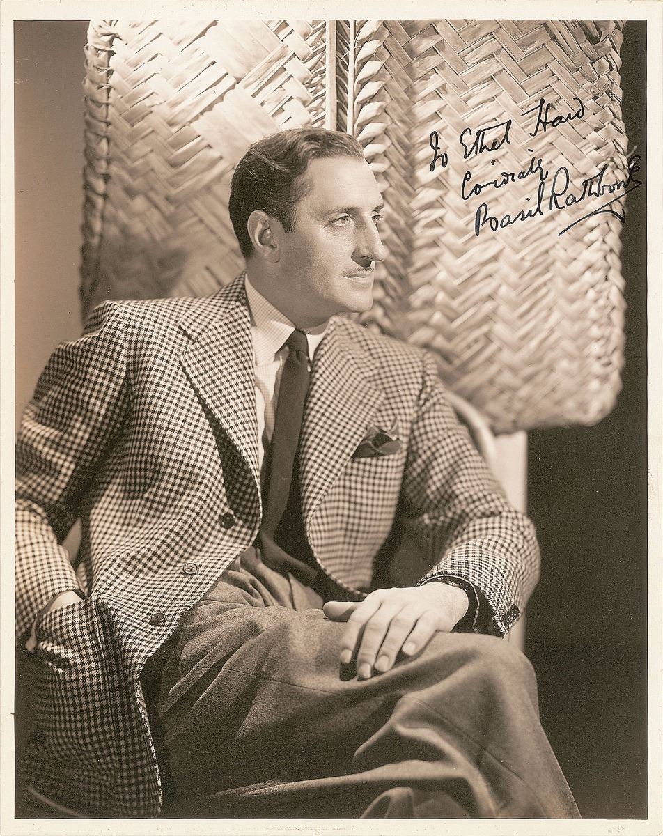 Basil Rathbone Signed Photograph