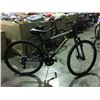 Image 1 : WICKED 21 SPEED MOUNTAIN BIKE WITH FRONT DISC BRAKES & SHOCKS  - BLACK, GREY & YELLOW