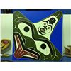 Image 1 : LARGE ORIGINAL OIL ON CANVAS PAINTING BY FIRST NATION ARTIST S. SAUNDERS