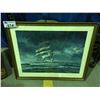 Image 1 : FRAMED "STORMY PASSAGE" LIMITED EDITION SIGNED & # PRINT BY PAUL MCGEHEE 32" X 26"