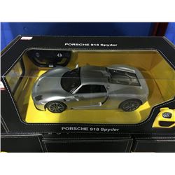 PORSCHE 918 SPYDER  R/C SPORTS CAR - SILVER