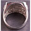 Image 6 : Men's Ring in White 14K Gold with Diamonds