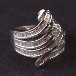 Ladies Rings in White 18K Gold with Diamonds