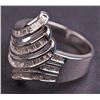 Image 3 : Ladies Rings in White 18K Gold with Diamonds
