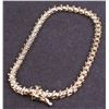Image 3 : Ladies Bracelet in Yellow 10K Gold with Diamonds
