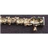 Image 7 : Ladies Bracelet in Yellow 10K Gold with Diamonds