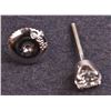 Image 11 : Ladies Pendant and Earrings Set in White 14K Gold with Diamonds