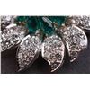 Image 6 : Ladies Flower Brooch in Yellow 14K Gold with Diamonds