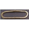 Image 2 : Ladies Bracelet in Yellow 14K Gold with Diamonds