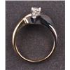 Image 6 : Ladies Ring in White and Yellow 14K Gold with Diamonds