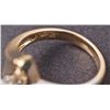Image 7 : Ladies Ring in White and Yellow 14K Gold with Diamonds