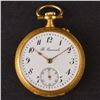 Image 1 : Pocket Watch "R. Carassale" in Yellow 18K Gold with Diamonds