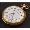 Image 2 : Pocket Watch "R. Carassale" in Yellow 18K Gold with Diamonds