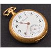 Image 3 : Pocket Watch "R. Carassale" in Yellow 18K Gold with Diamonds