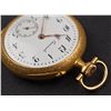 Image 6 : Pocket Watch "R. Carassale" in Yellow 18K Gold with Diamonds