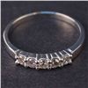 Image 1 : Ladies Ring in White 14K Gold with Diamonds