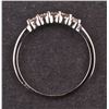 Image 3 : Ladies Ring in White 14K Gold with Diamonds